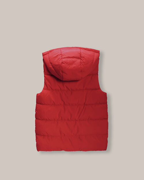 Chaleco Hoodie Rojo